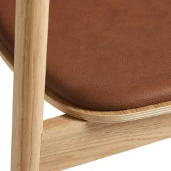 Woud Stolar-Soma Matstol, Svart Läder / Svartmålad Ask