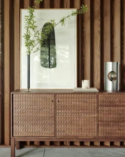 Sono Skänk Teak, 228 cm Dörrar