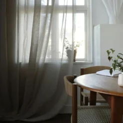 Sophie Gardin Dubbel Bredd Natur, 290x250 cm