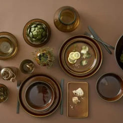 Soppskål Ø18 cm Svart/Amber