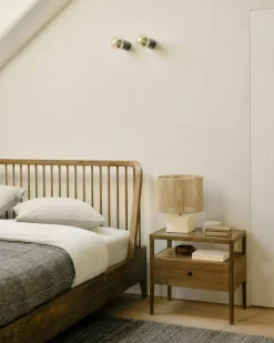 Spindle Sängbord, Teak