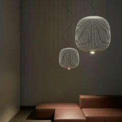 Spokes 2 Pendel LED Dimbar, Koppar