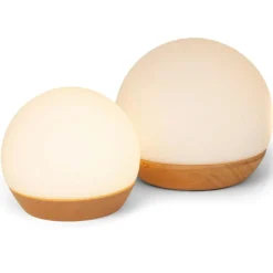 Spring Snowball Portabel Bordslampa Ø11 cm, Vit