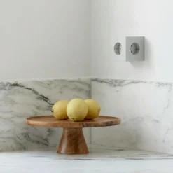 Square 2 Uttagsförlängare Med USB-C / Magnet, Beige