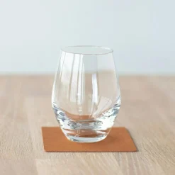 LIND DNA Bordstabletter & Glasunderlägg-Square Glasunderlägg Core 10x10 cm, Flecked Nature