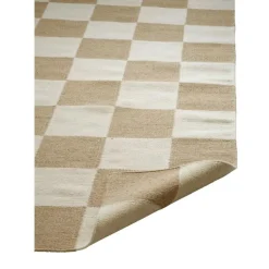 Classic Collection Ullmattor-Square Matta 200x300 cm, Vit/Natur