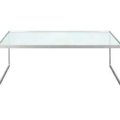 Square Soffbord, 122x62 cm, Svart/Burned Walnut