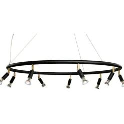 Örsjö Belysning Spotlights|Plafonder-Star 9 Taklampa, Rå koppar