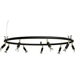 Örsjö Belysning Spotlights|Plafonder-Star 9 Taklampa, Rå koppar