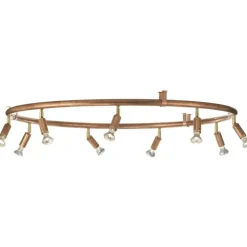 Örsjö Belysning Spotlights|Plafonder-Star 9 Taklampa, Rå koppar