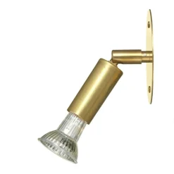 Star 1 Vägglampa Med Platta, Vit