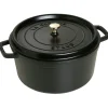 Staub Grytor-Rund Gryta 30 cm 8,35 L, Svart