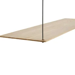 STEDGE Add-on Hyllplan 80cm, Vitpigmenterad Ek