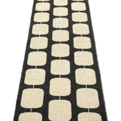 Sten Matta 70x200 cm, Black / Cream