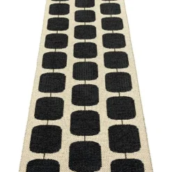 Sten Matta 70x200 cm, Black / Cream