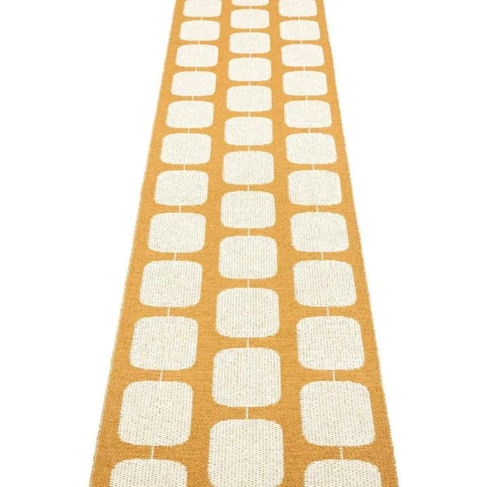 Sten Matta 70x300 cm, Ochre / Vanilla