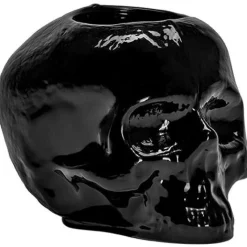 Kosta Boda Ljuslyktor-Still Life Skull Ljuslykta, Svart