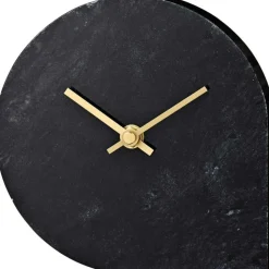 Stilla Bordsklocka, Svart Marmor