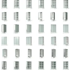 Department Skåp & Vitrinskåp-Store Skåp 90x150 cm, Pebble Grey