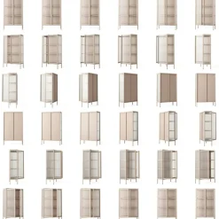 Department Skåp & Vitrinskåp-Store Skåp 90x150 cm, Pebble Grey