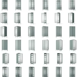 Store Skåp 90x180 cm, Pebble Grey