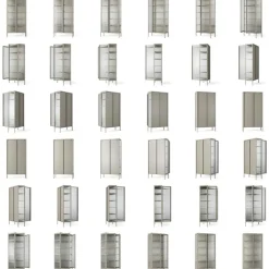 Store Skåp 90x180 cm, Pebble Grey