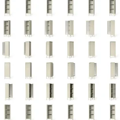 Department Skåp & Vitrinskåp-Store Skåp 50x150 cm, Slate Grey