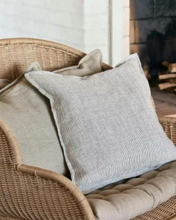 House Doctor Örngott-Streak Kuddfodral 50x50 cm, Senapsgul