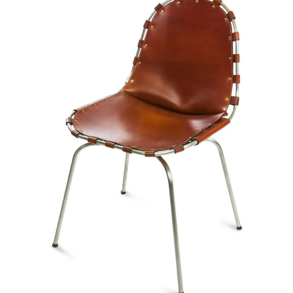 OX Denmarq Stolar-Stretch Stol, Konjak läder