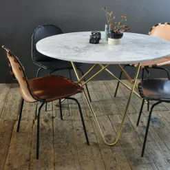 OX Denmarq Stolar-Stretch Stol, Konjak läder