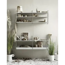 String Modulära Hyllsystem-Gavel 30x50 cm 1-pack, Vit