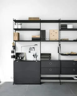 String Modulära Hyllsystem-Gavel 30x50 cm 1-pack, Vit