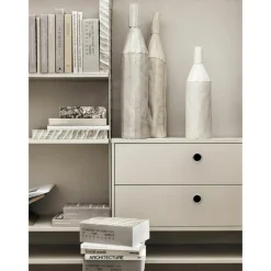 String Modulära Hyllsystem-Gavlar Golv 30x85 cm 2-pack, Mörkgrå