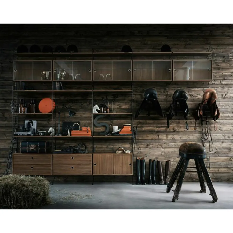 String Gavlar 20x75 cm 2-pack, Mörkgrå