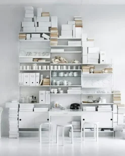 String Gavlar 30x75 cm 2-pack, Vit