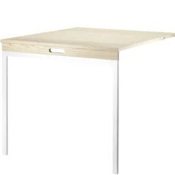 String Modulära Hyllsystem|Skrivbord-Hopfällbart Bord, Vit / Valnöt