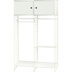 String Modulära Hyllsystem-Hylla, Kombination T Hall, Grå