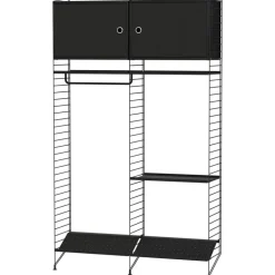 String Modulära Hyllsystem-Hylla, Kombination T Hall, Grå