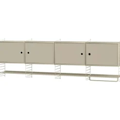 String Hylla Kombination K Kök, Beige