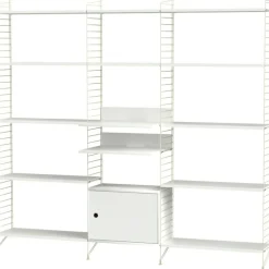 String Hylla Kombination Q Vardagsrum, Vit