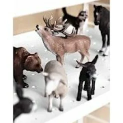 String Hyllplan Med Låg Kant Metall 58x20 cm, Mörkgrå