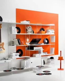 String Modulära Hyllsystem-Hyllplan 3-pack 78x20 cm, Mörkgrå