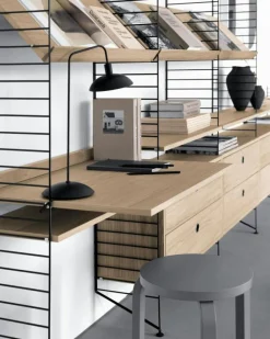 String Modulära Hyllsystem-Hyllplan 3-pack 78x20 cm, Mörkgrå