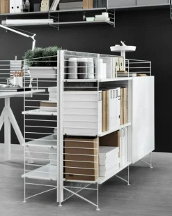 String Modulära Hyllsystem-Hyllplan 3-pack 78x20 cm, Mörkgrå