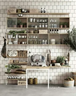 String Modulära Hyllsystem-Hyllplan 3-pack 78x20 cm, Mörkgrå