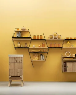 String Modulära Hyllsystem-Hyllplan 3-pack 78x20 cm, Mörkgrå