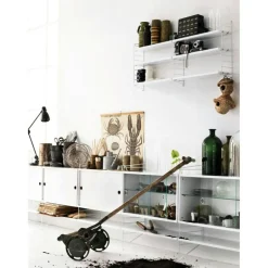 String Modulära Hyllsystem-Hyllplan 3-pack 78x20 cm, Mörkgrå