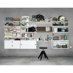 String Modulära Hyllsystem-Hyllplan 3-pack 78x20 cm, Mörkgrå