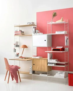 String Modulära Hyllsystem-Hyllplan 3-pack 78x20 cm, Mörkgrå