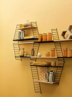 String Modulära Hyllsystem-Hyllplan 3-pack 78x20 cm, Mörkgrå